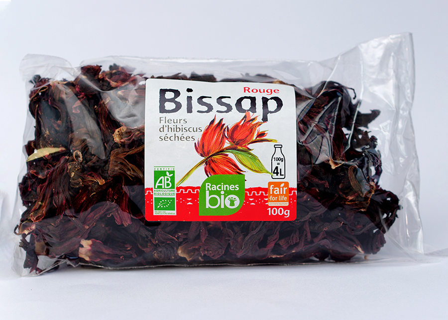 Feuilles d'hibiscus (Bissap) - 100% Naturelle - 100g - Les Créateurs Bio