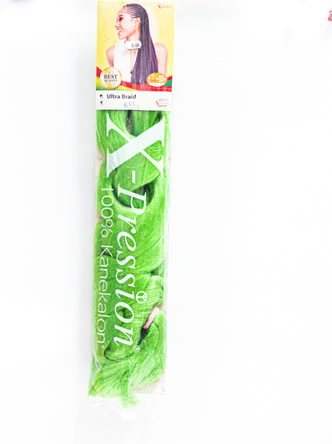 X-PRESSION ULTRA BRAID COLOR : VERT GREEN            F