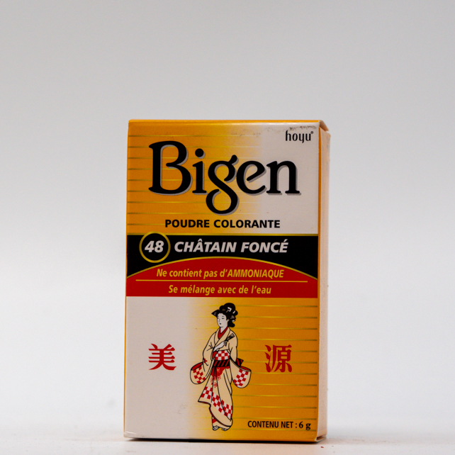 BIGEN POUDRE COLORANTE  CHATAIN FONCE COLOR : 48