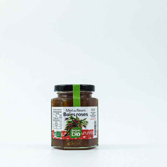MIEL DE FLEURS BAIES ROSES       F