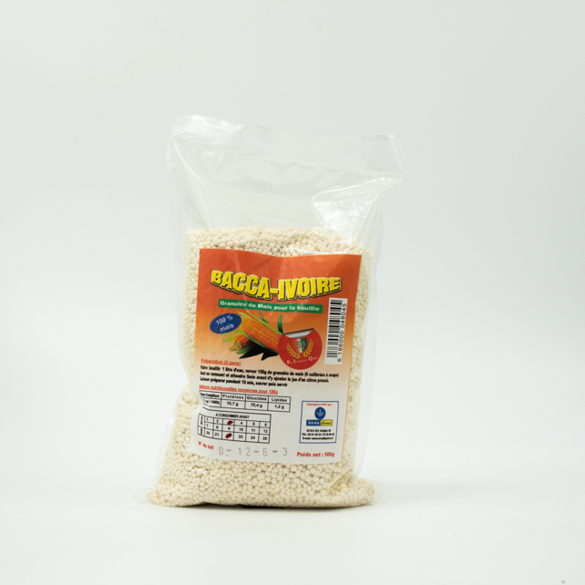 BACCA-IVOIRE  GRANULESDE BOUILLIE DE MAIS    F