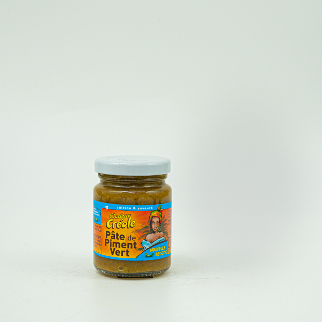 PATTE DE PIMENT VERT ou ROUGE 100g          f