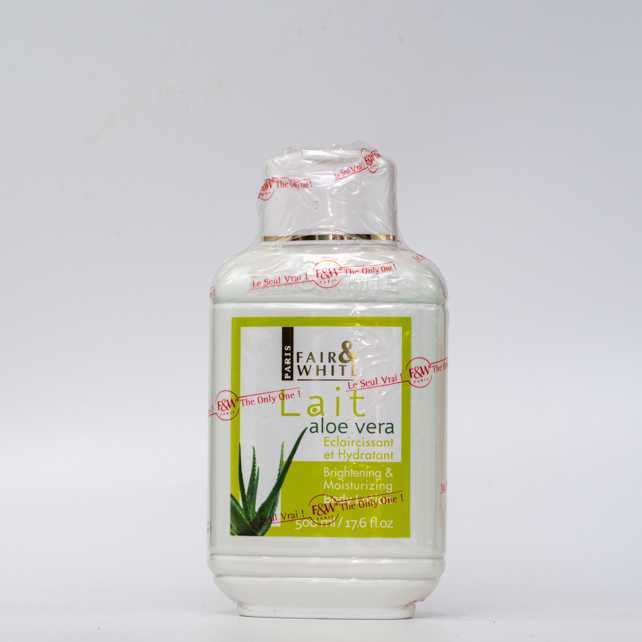 Fair &amp; white lait aloe-vera éclaircissant et hydratant