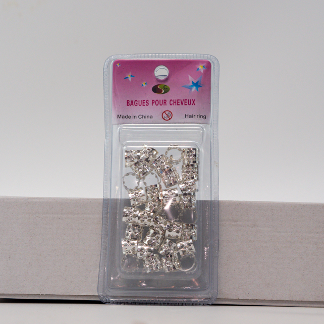 BAGUE POUR CHEVEUX ARGENT