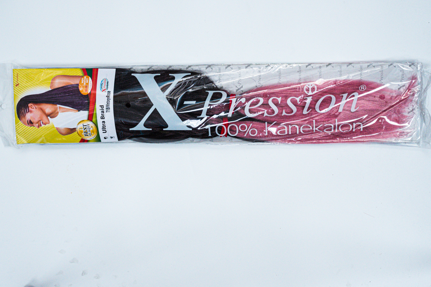 X-PRESSION ULTRA BRAID COLOR :T1B/VINTAGE ROSE   F