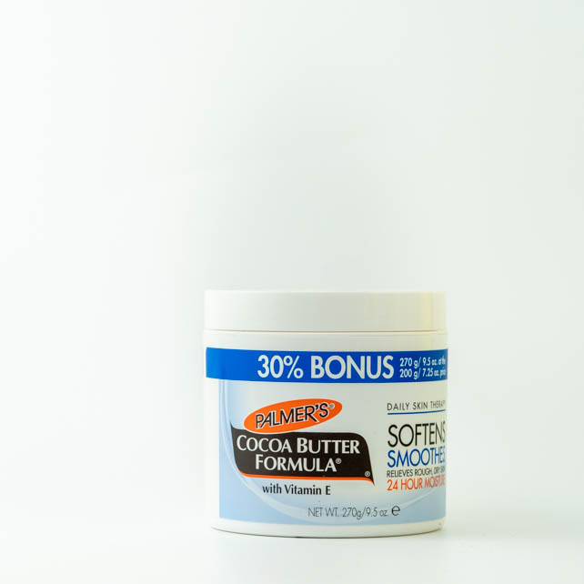 Palmer's cocoa Butter with vitamin E softens smoothes