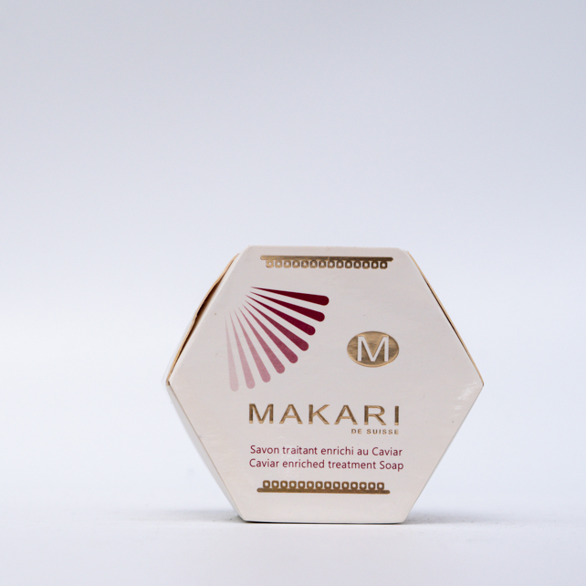 MAKARI DE SUISSE SAVON TRAITANT ENRICHI AU CAVIAR        f