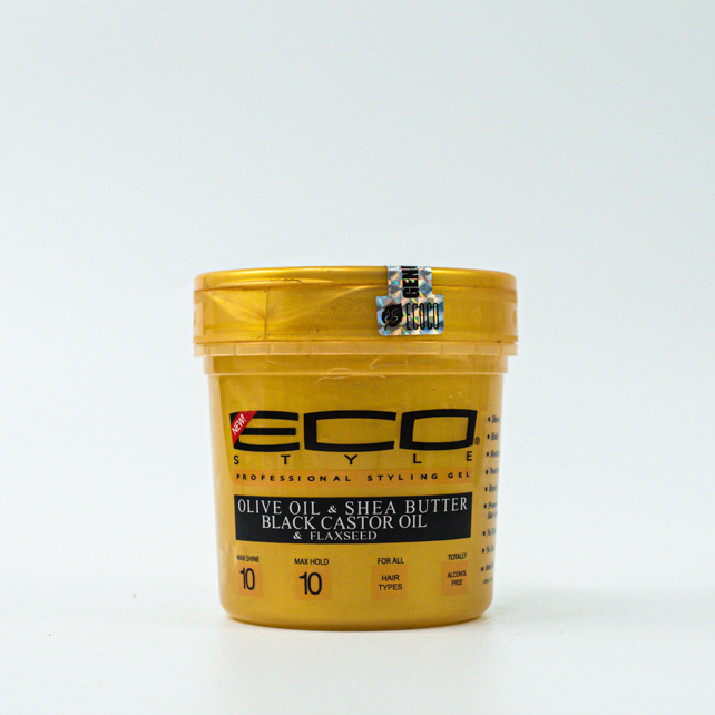 ECO STYLING GEL OLIVE OIL SHE A BUTTER &amp; BLACK CASTOR OIL      F