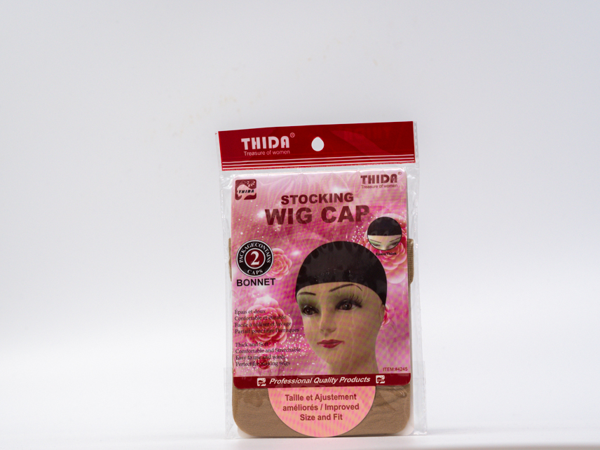 BONNET WIG CAP BEIGE