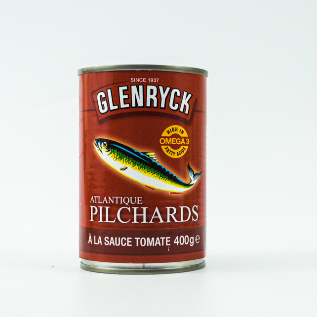 PILCHARDES ATLANTIQUE GLENRYCK A LA SAUCE TOMATE       F