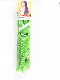 X-PRESSION ULTRA BRAID COLOR : GREEN    F