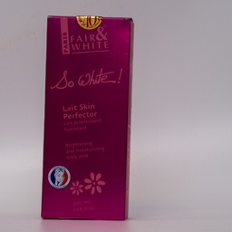 Fair &amp; white so white lait skin perfector lait éclaircissant