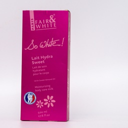 Fair &amp; white so white lait hydra sweet lait de soin hydratant pour le corps